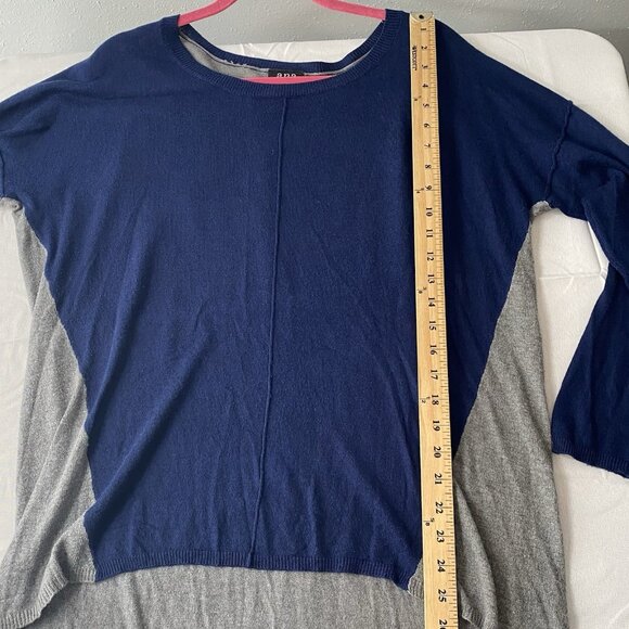 A.N.A Women's Size XL Blue Gray Hi-Low Style Rayon Blend Sweater - Picture 8 of 10